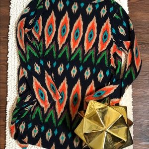 Aztec design sweater/jacket